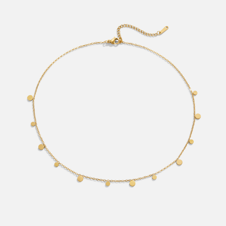 Agatha Gold Tropfen Halskette