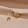 Klaue Gold & Kristall Ohrringe