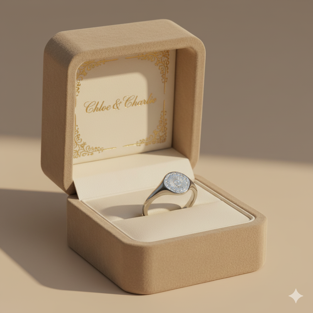 Summer Solstice Silver Ring