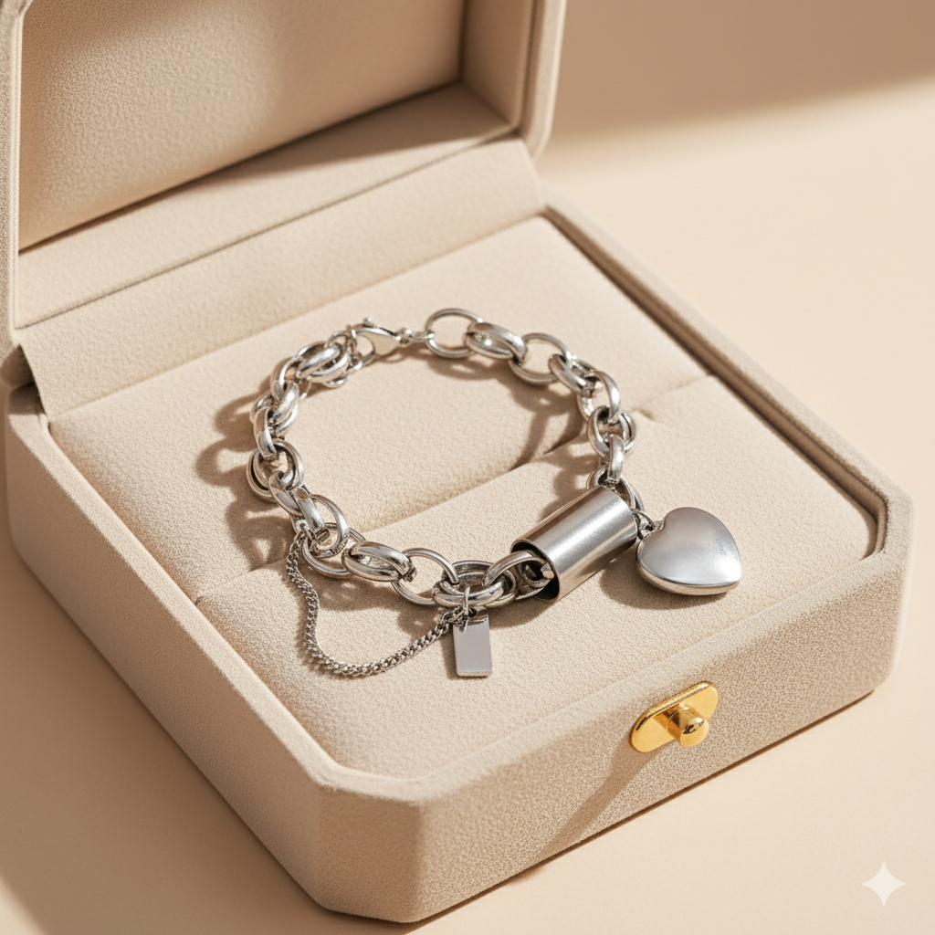 Grace- Silver Love Bracelet