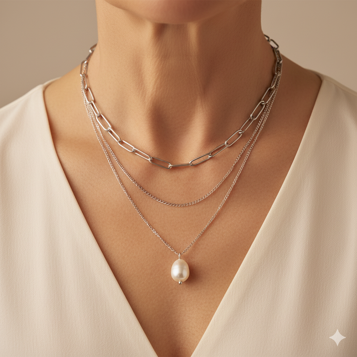 Angela Silver Necklace