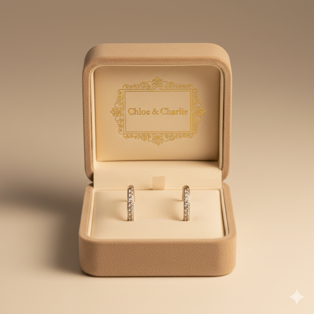 Eternity Hoop Earrings