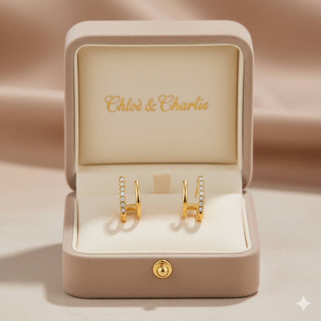 Claw Crystal Earrings