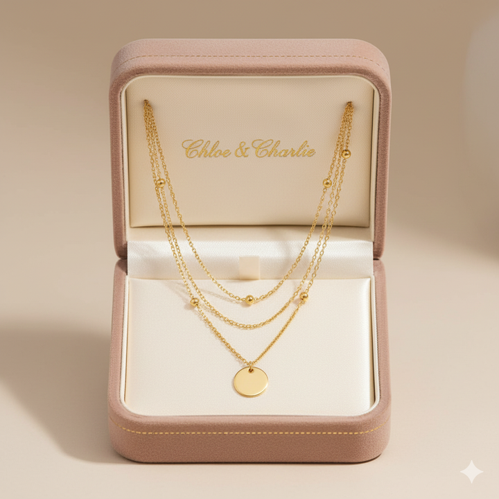 Layered Disc Necklace