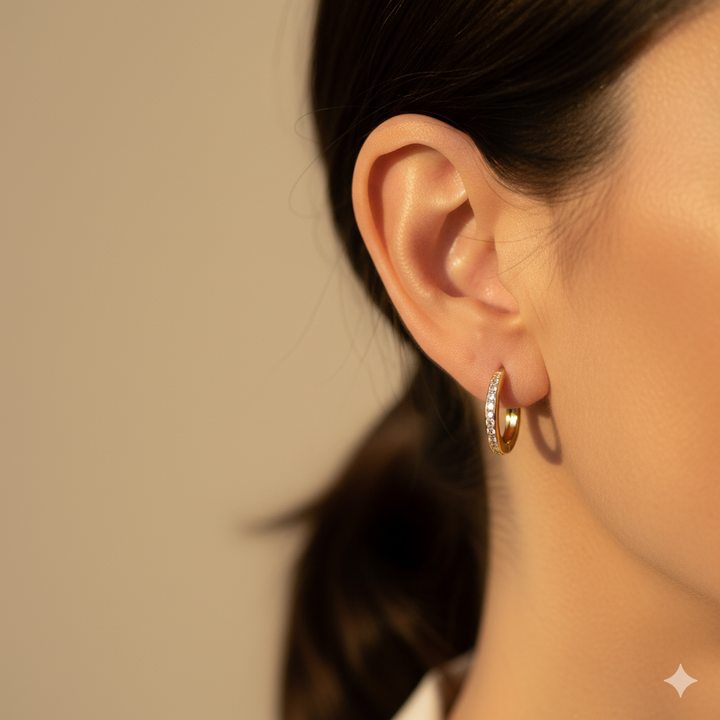 Eternity Hoop Earrings