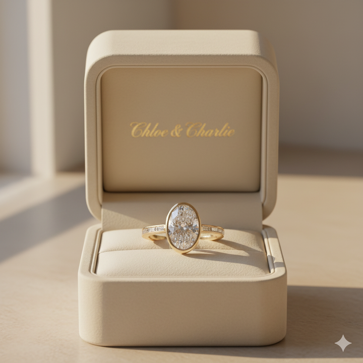 Joy - White Moissanite Ring