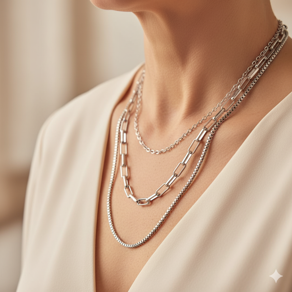 Miela Layered Chain Necklace