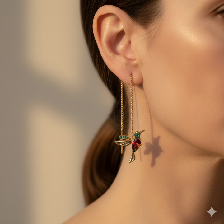 Chic Hummingbird Earrings