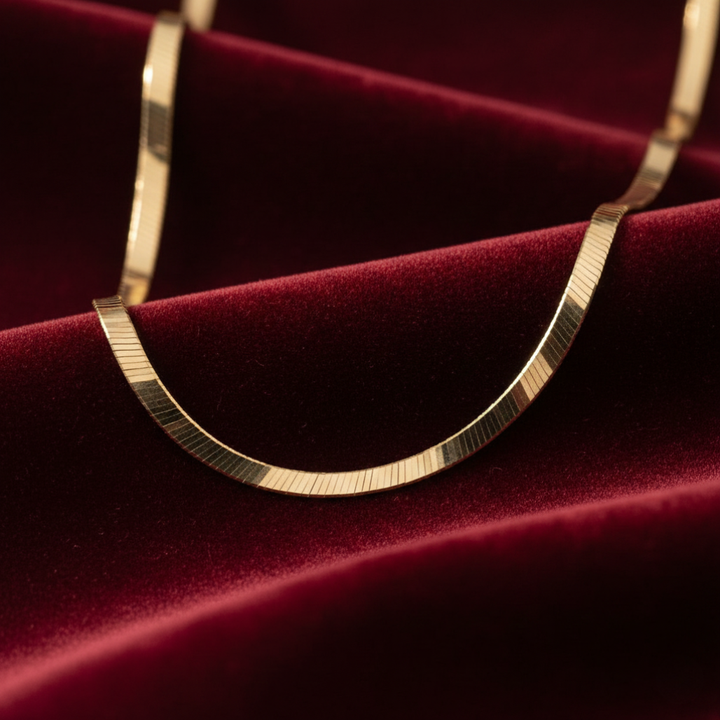 Snake Chain Gold Necklace