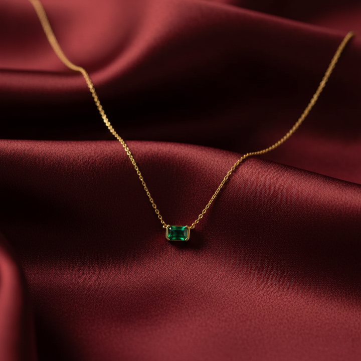 Moni Green Emerald Necklace