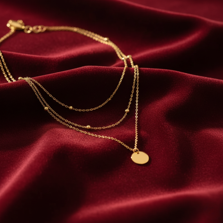 Layered Disc Necklace