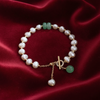 Pearl Emerald Green Bracelet