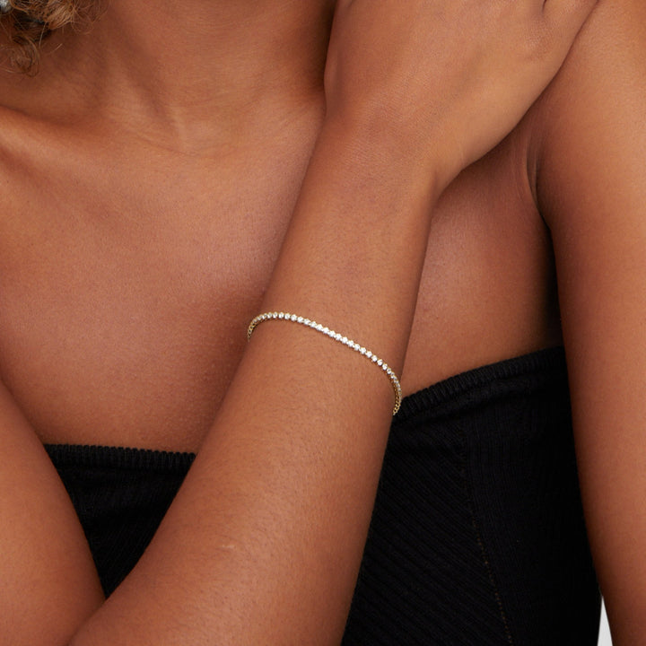 Cordelia Gold Tennisarmband