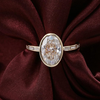 Joy - Weißer Moissanit Ring
